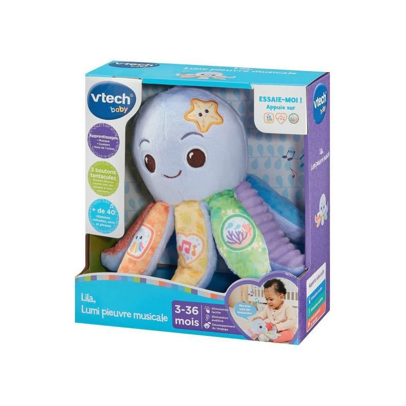 VTECH LILA, LUMI MUSICAL OCTOPUS
