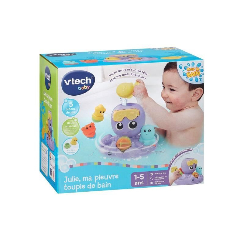 VTECH JULIE, MY OCTOPUS BATH SPINNING TOP