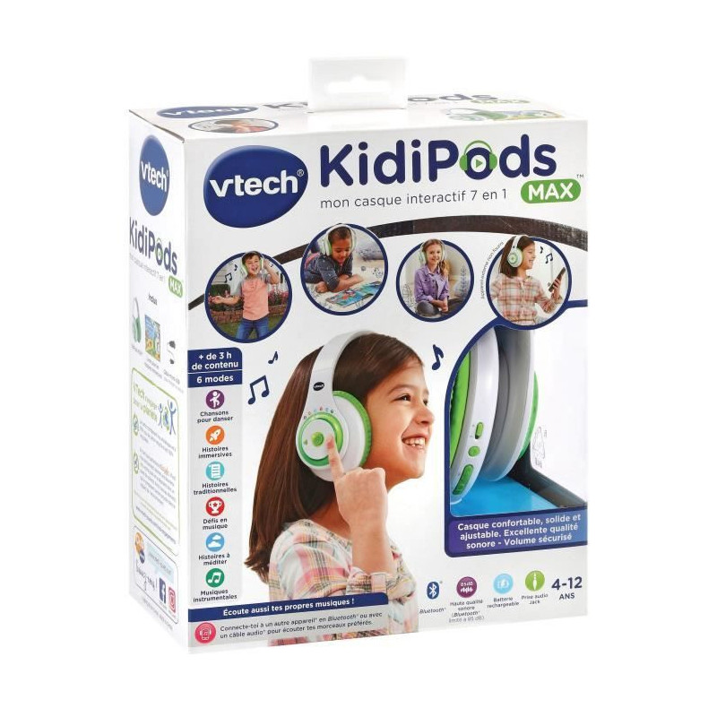 VTECH - Kidipods Max - My 7 in 1 Interactive Headphones
