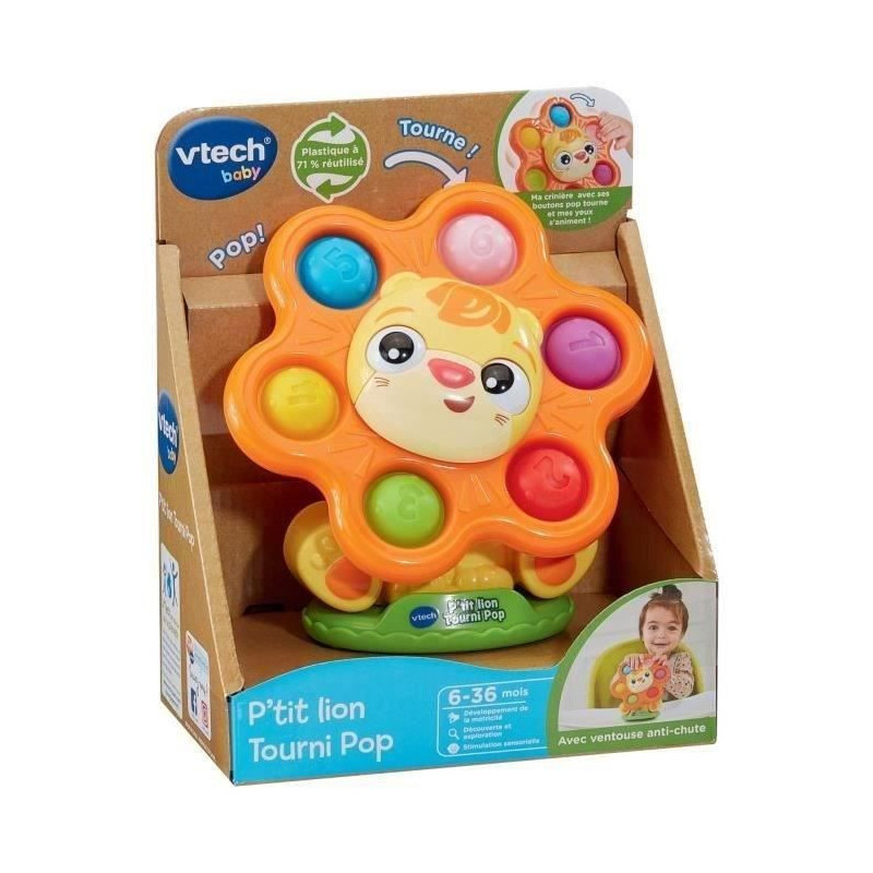 VTECH LITTLE LION TOURNI POP (REUSED PLASTIC)