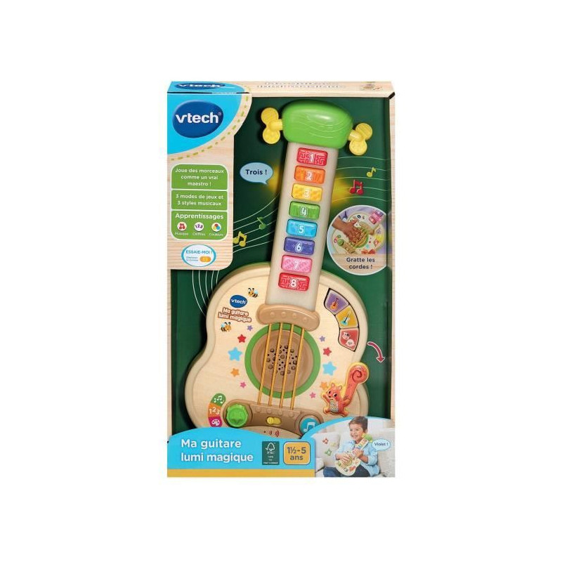 MY MAGIC LUMI GUITAR (TOY WITH FSC CERTIFIED WOODEN PART)
