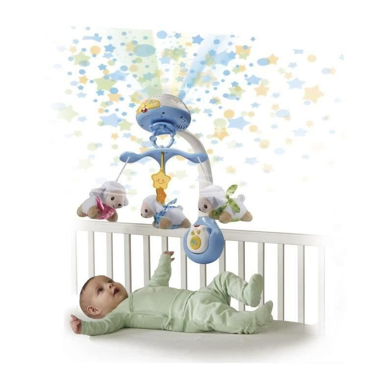 VTECH - Vtech Baby - Mobile Lumi Mobile Blue Sheep Count