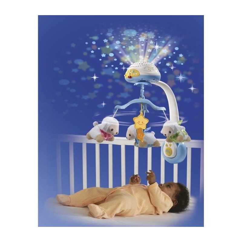 VTECH - Vtech Baby - Mobile Lumi Mobile Blue Sheep Count