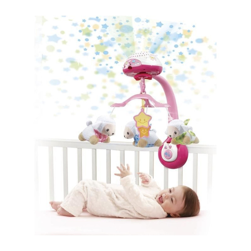 VTECH - Vtech Baby - Mobile Lumi Mobile Pink Sheep Count