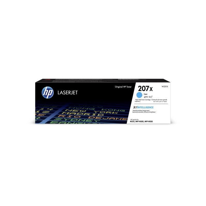 HP 207X Cyan Original LaserJet Toner Cartridge (W2211X) for HP Color L
