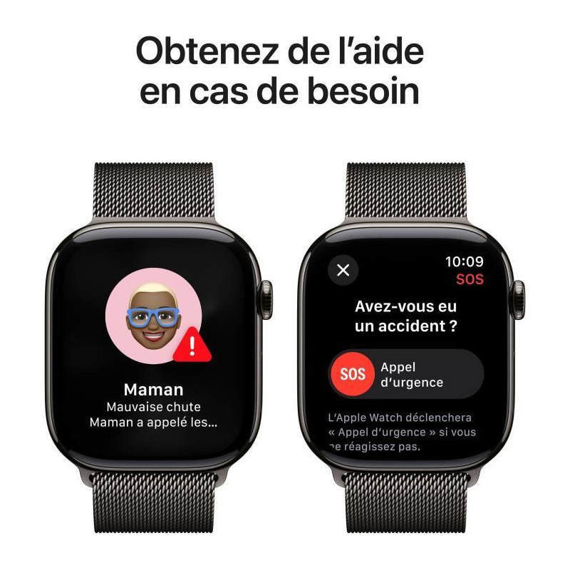 Apple Watch Series 10 GPS + Cellular - 46mm - Slate Titanium case - Sl