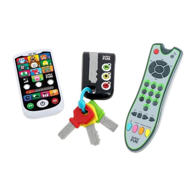 TALDEC Infini Fun - Educational Remote Control Phone Key Box