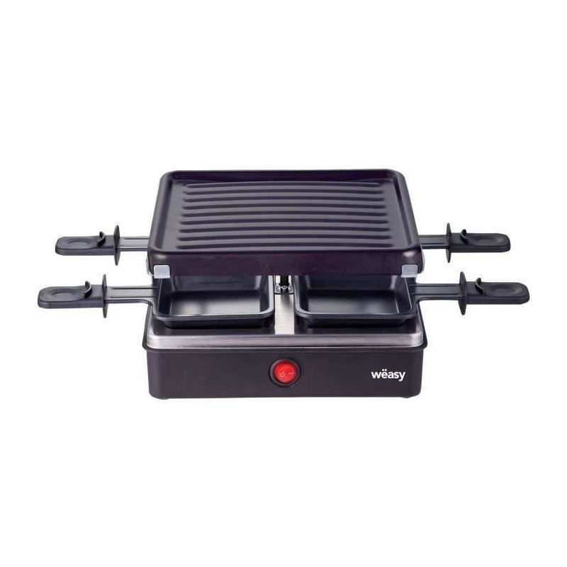 WEASY LUGA40 - Raclette and grill for 4 people - 600W - Non-stick coat