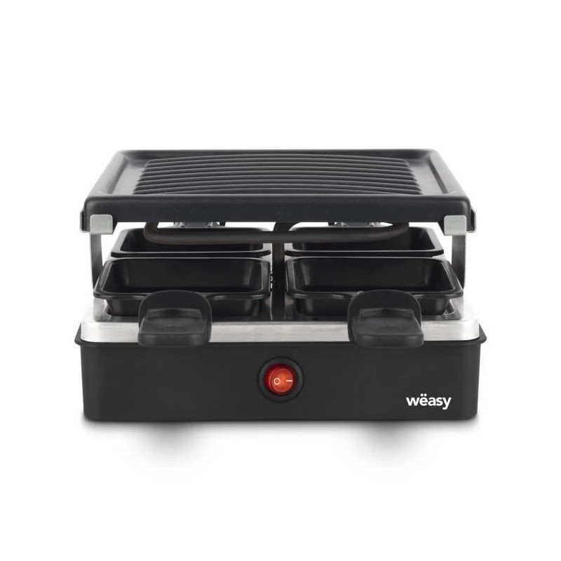 WEASY LUGA40 - Raclette and grill for 4 people - 600W - Non-stick coat