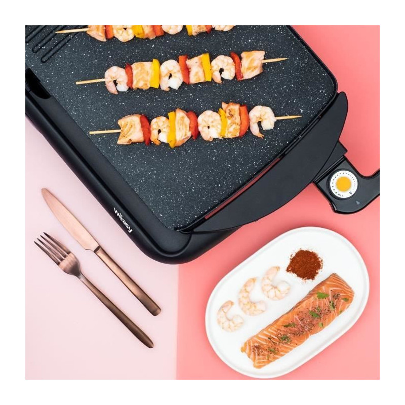 WEASY STO52 ELECTRIC PANCHA 2000W - Stone effect plate - 52x27cm - Adj