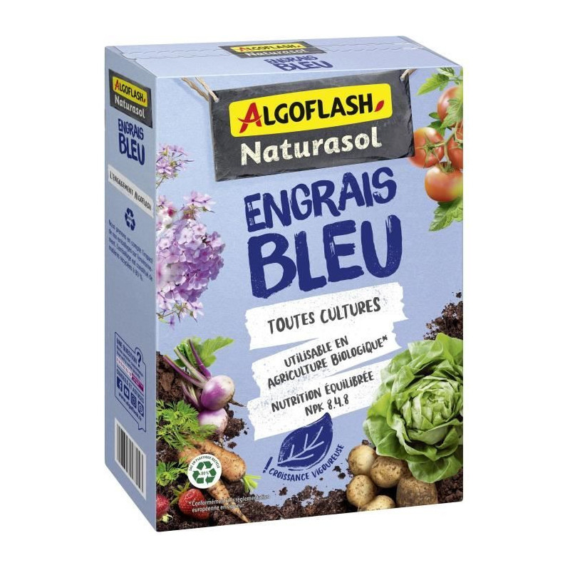 Blue Fertilizer - Algoflash Naturasol - 100% Natural - 1.5 kg