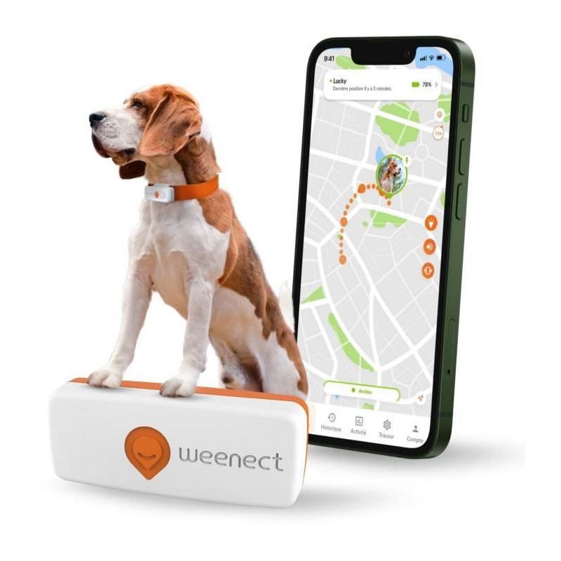 GPS tracker for dogs - Weenect XS (White Edition 2023)