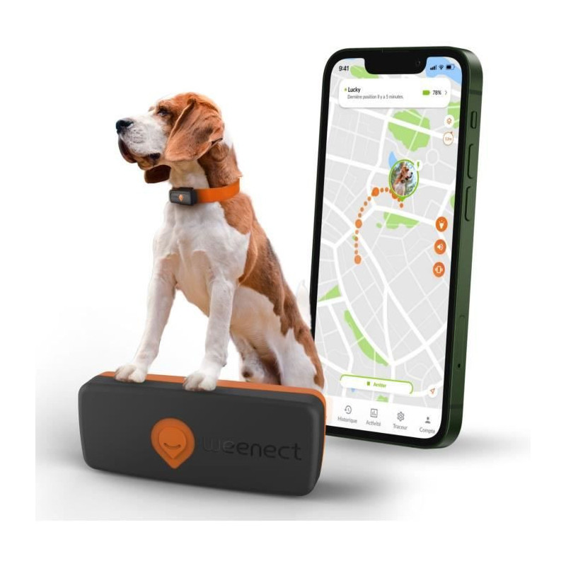 GPS tracker for dogs - Weenect XS (Black Edition 2023)