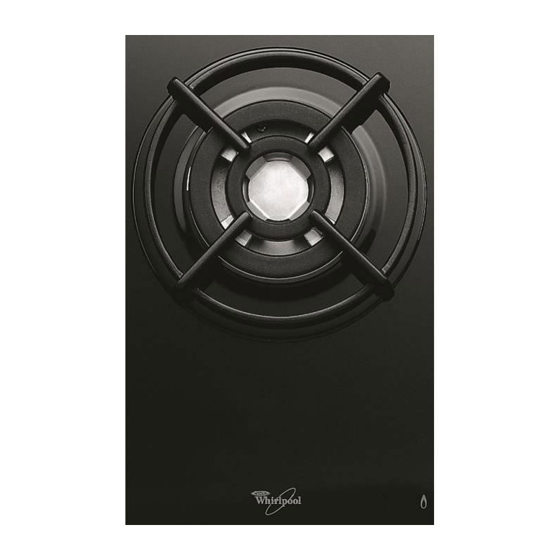 WHIRLPOOL AKT404NB Gas Cooktop - 3 burners - 6350W - L59 x D51cm - Tem
