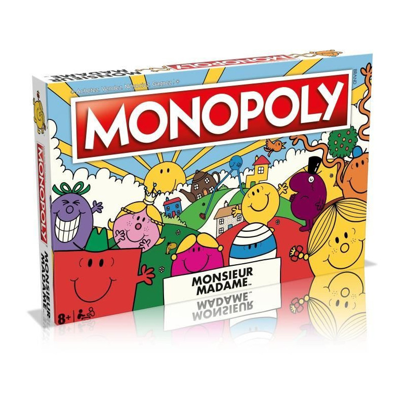 Mr Men and Women Monopoly - Board Game - WINNING MOVES - Monopoly feat
