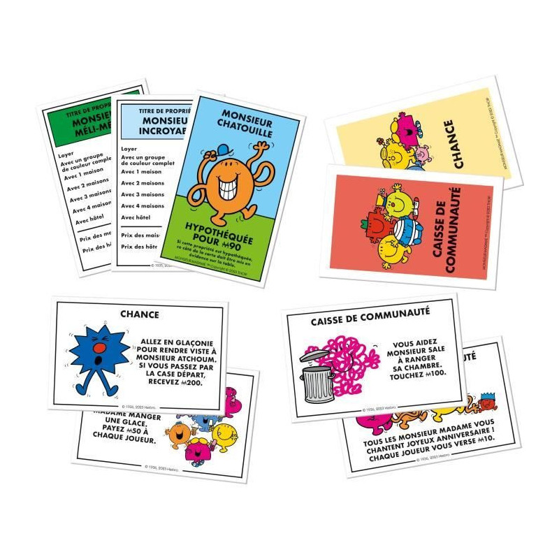 Mr Men and Women Monopoly - Board Game - WINNING MOVES - Monopoly feat