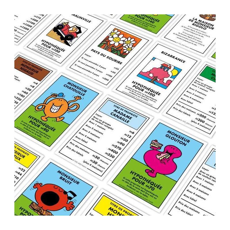 Mr Men and Women Monopoly - Board Game - WINNING MOVES - Monopoly feat