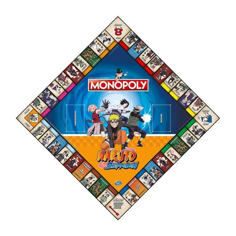 MONOPOLY Naruto - Board Game