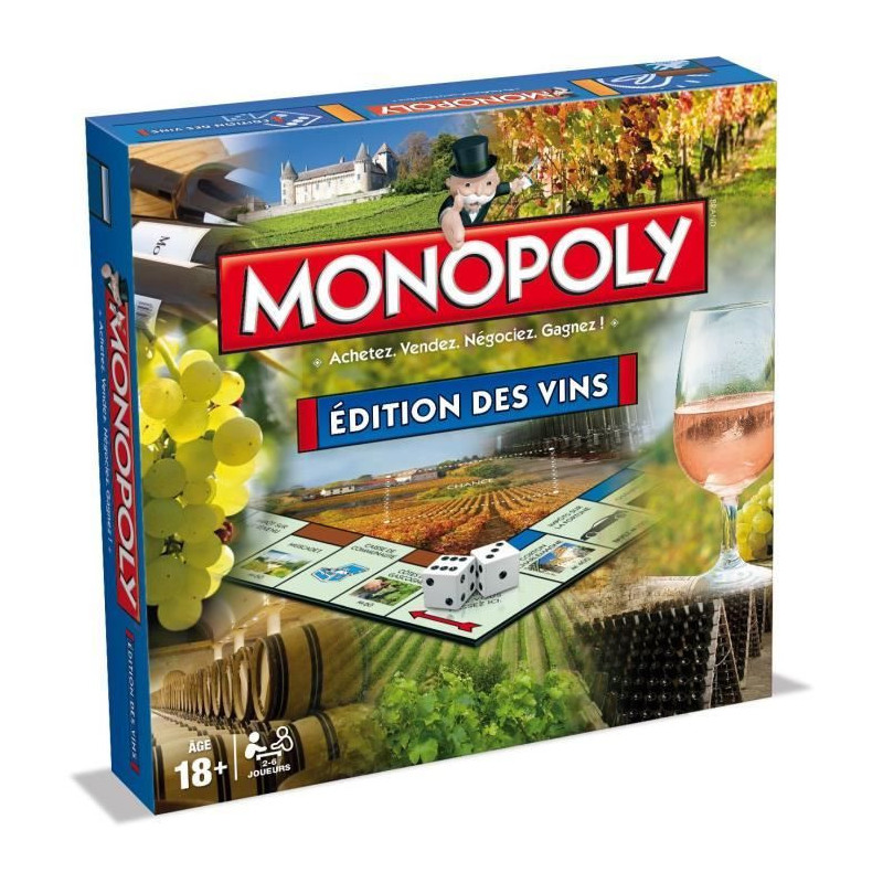 MONOPOLY - Editions des vins - Board game - French version