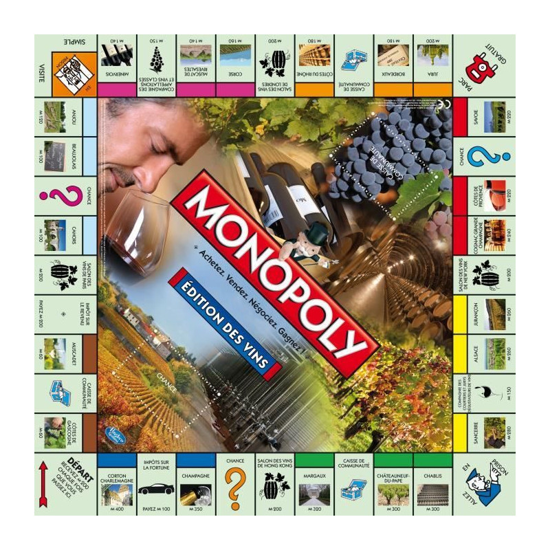 MONOPOLY - Editions des vins - Board game - French version