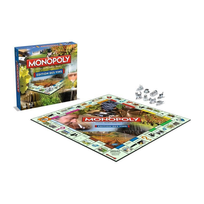MONOPOLY - Editions des vins - Board game - French version