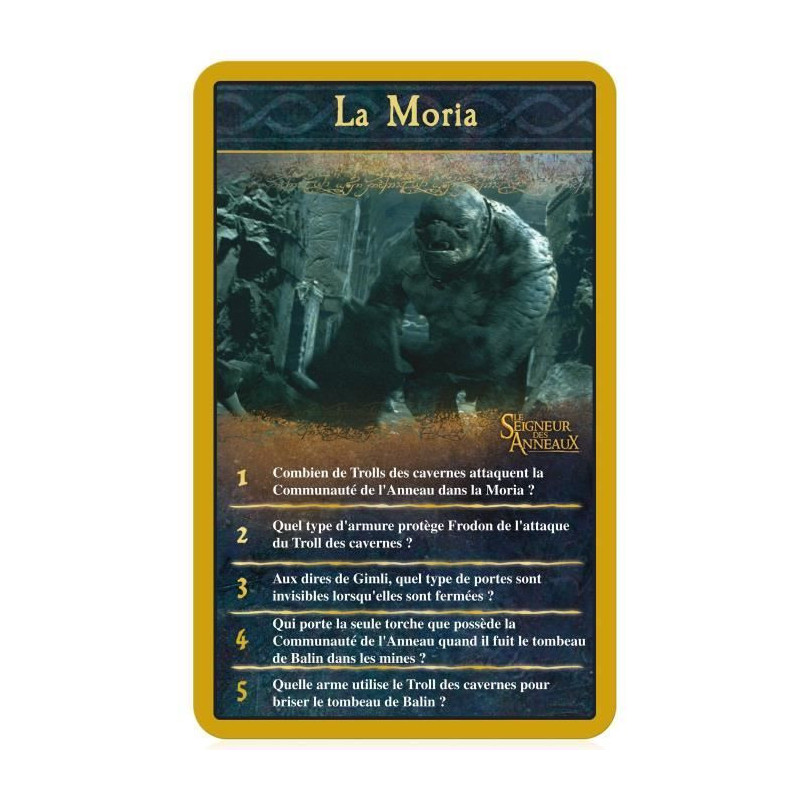 THE LORD OF THE RINGS Quiz