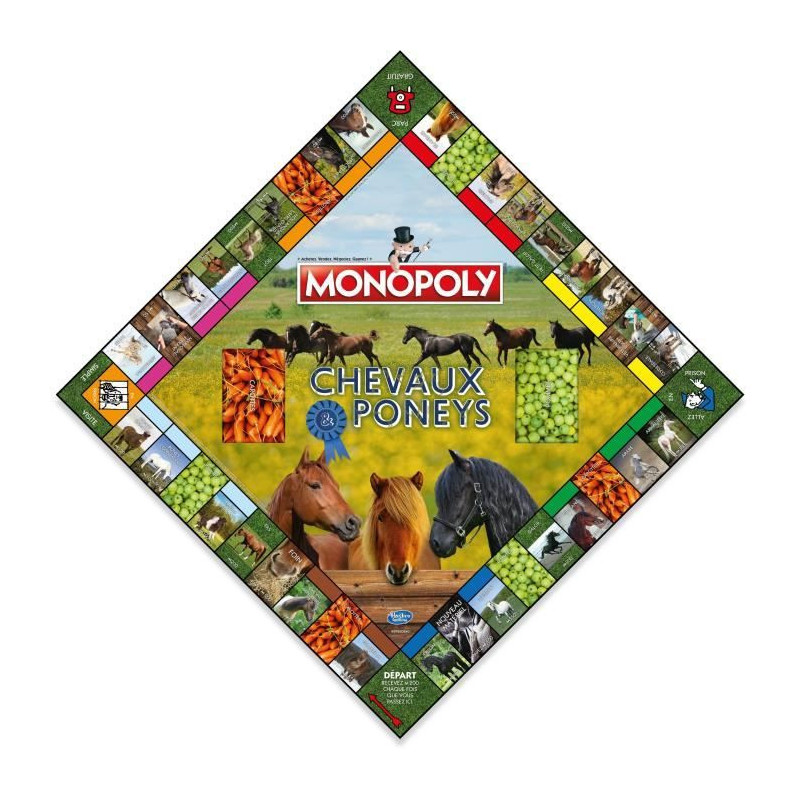 Monopoly Horses and Ponies - Plateau game - Winning Moves