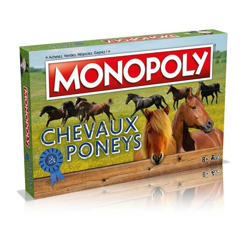 Monopoly Horses and Ponies - Plateau game - Winning Moves