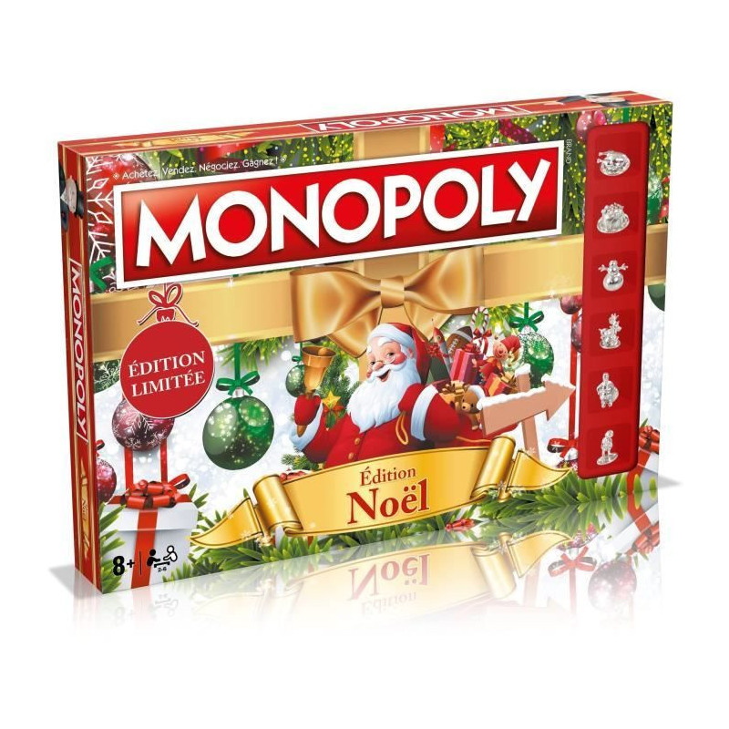 MONOPOLY Christmas - Board game - WINNING MOVES