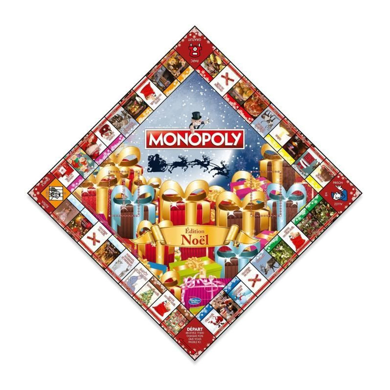 MONOPOLY Christmas - Board game - WINNING MOVES