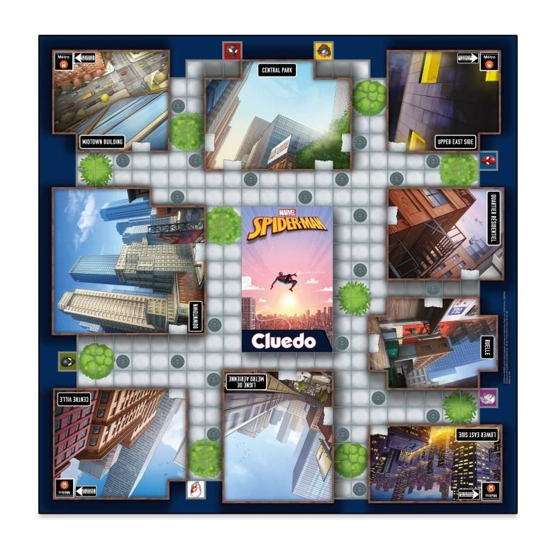 CLUEDO Spider-Man - Board Game - WINNING MOVES
