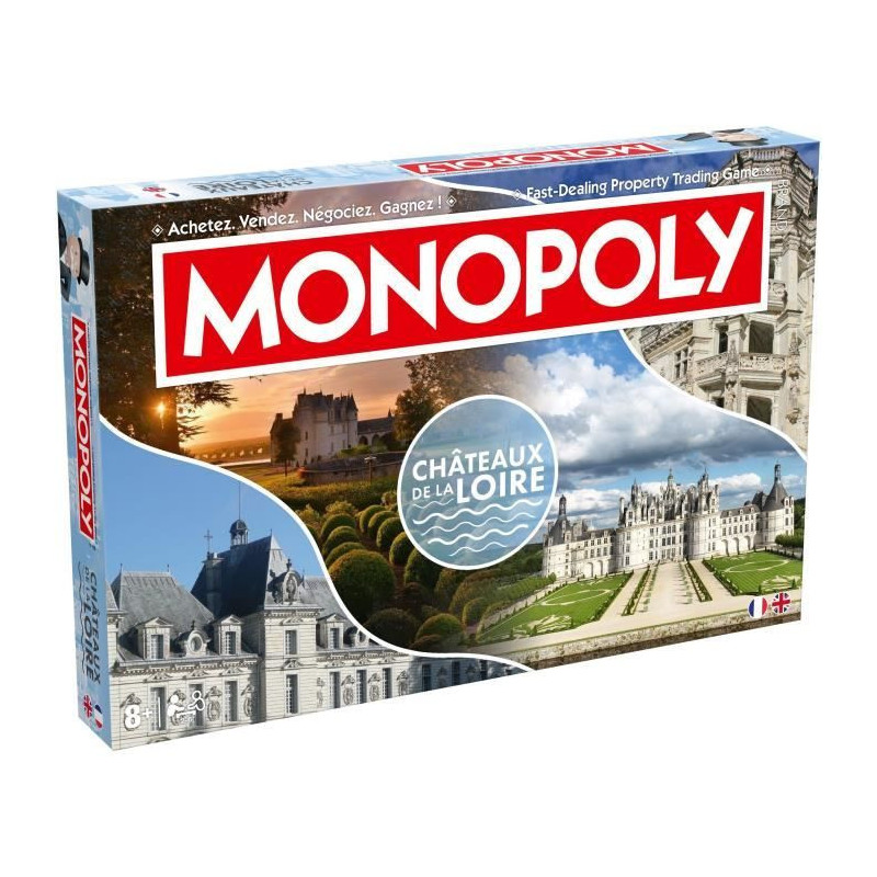 MONOPOLY Chateaux of the Loire - Board game - WINNING MOVES
