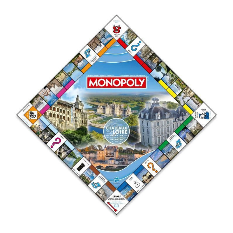 MONOPOLY Chateaux of the Loire - Board game - WINNING MOVES