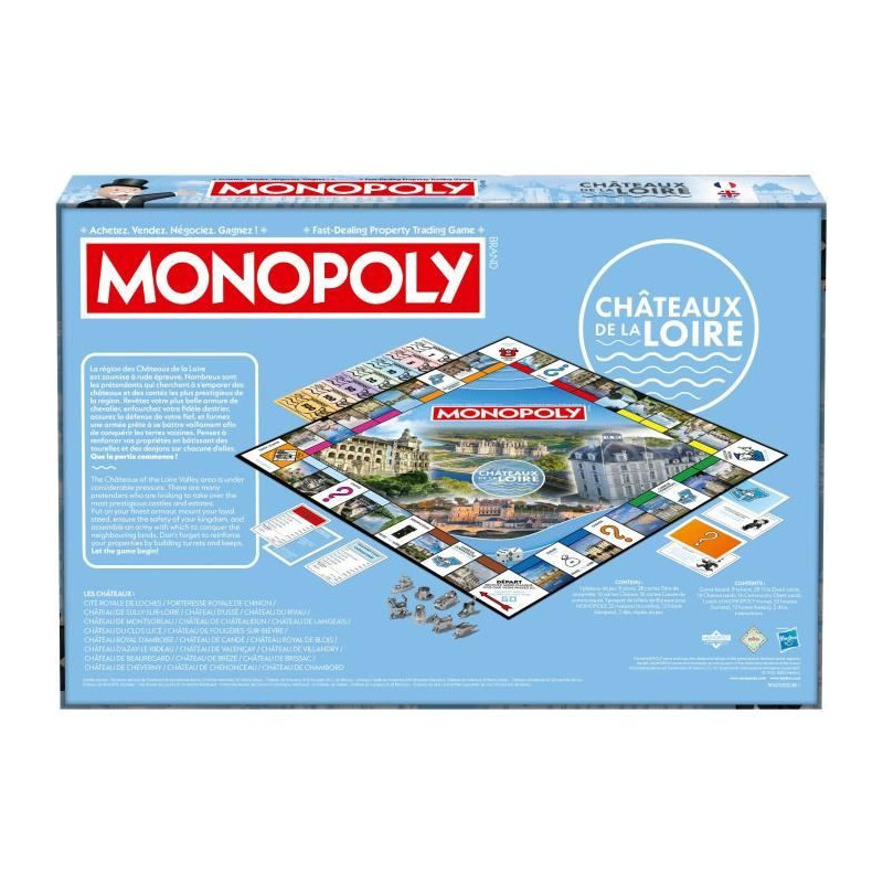 MONOPOLY Chateaux of the Loire - Board game - WINNING MOVES