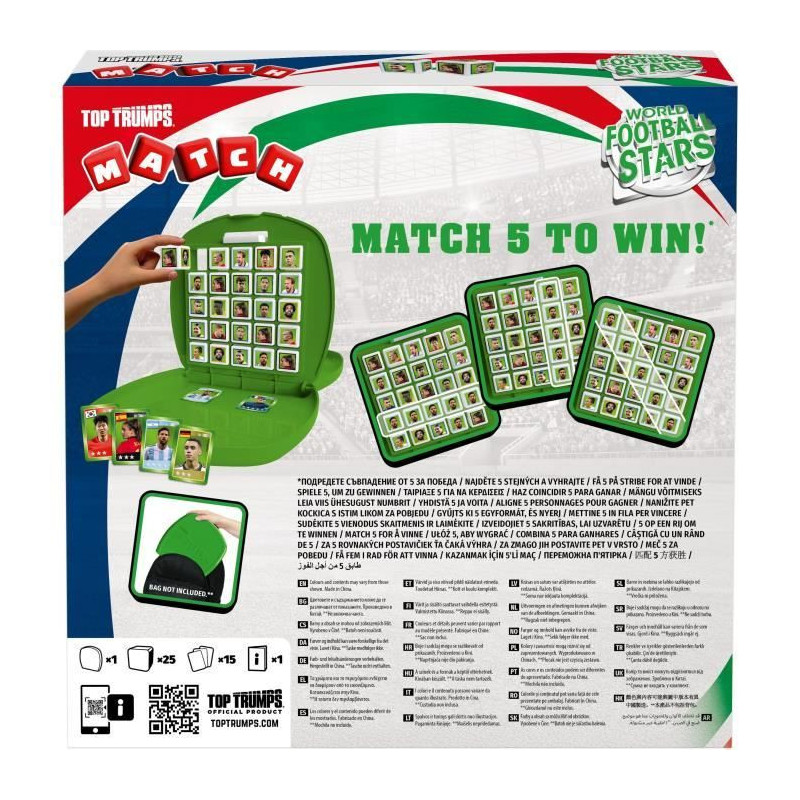 MATCH World Football Stars 2025 - Board Game - WINNING MOVES