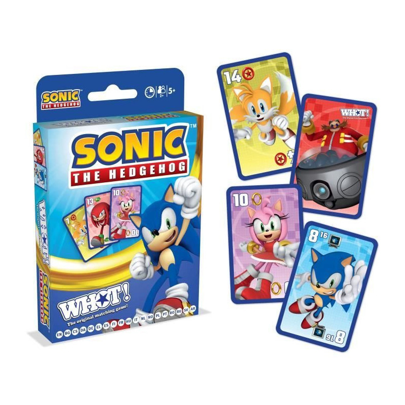 Whot! Sonic the Hedgehog - Card Game - WINNING MOVES - Sonic-themed ca