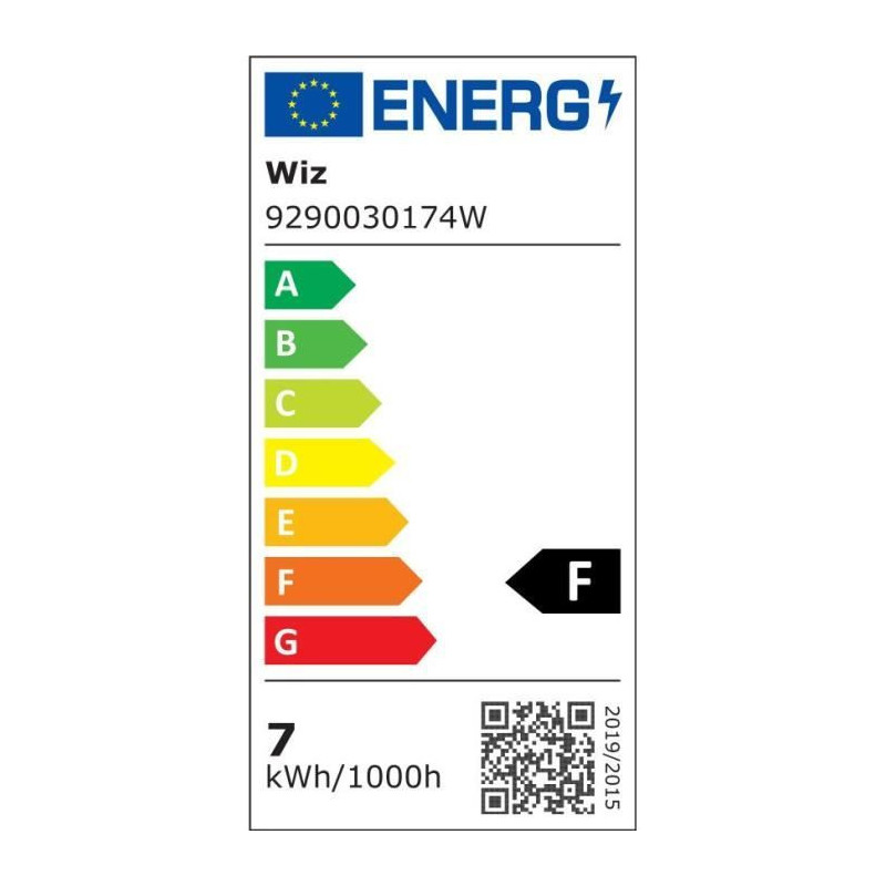 WIZ Vintage white connected bulb variable E27 50W