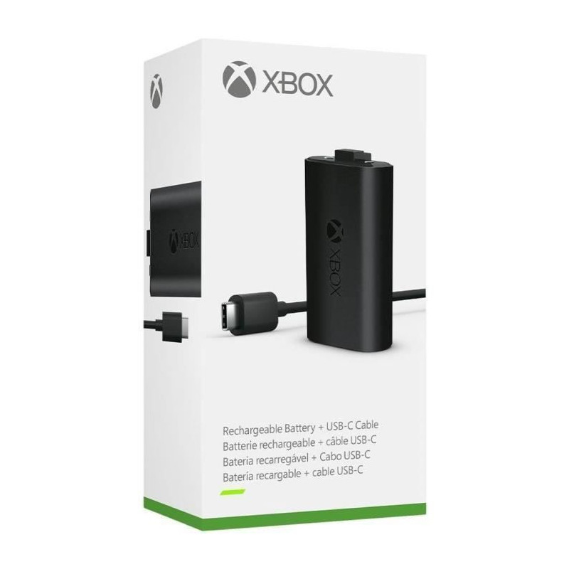 Kit Play & Load Xbox New generation - Rechargeable battery + USB -C ca
