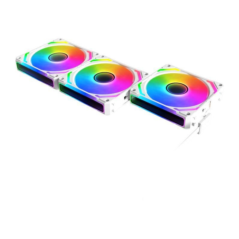 XIGMATEK - Starlink Ultra Arctic (White) - Pack 3 PC Fans - 3x120mm AR