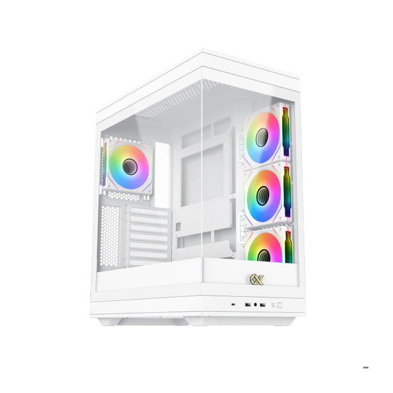 PC Case - XIGMATEK - META Arctic - Mid Tower - E-ATX - Tempered Glass