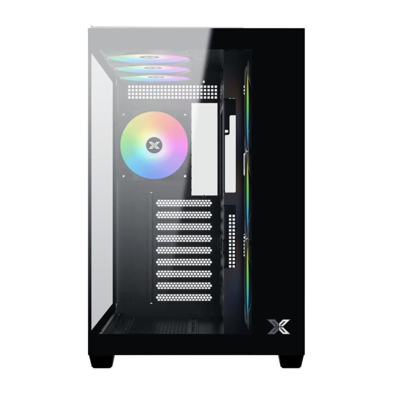 PC Case - XIGMATEK - Aqua V AIR - Cube - ATX - Tempered Glass - ARGB -