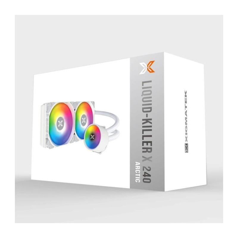 Watercooling CPU - Xigmatek - Liquid Killer x 240 Arctic - White - 2x1