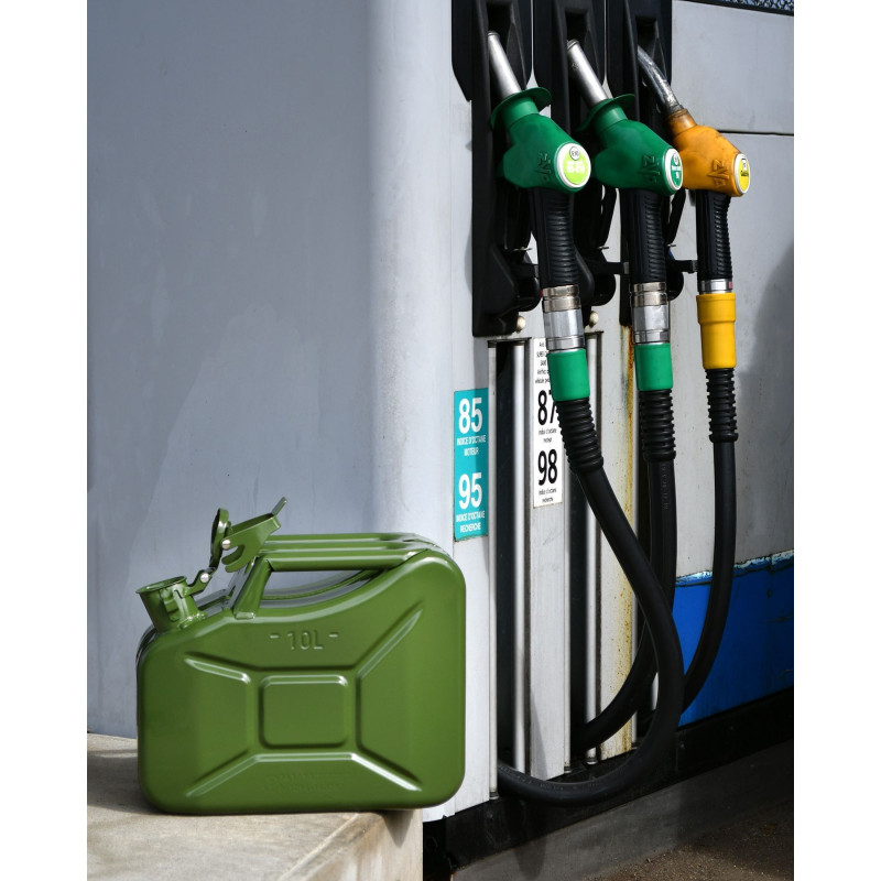 PRECISION STEEL US metal jerrycan 10L - petrol jerrycan