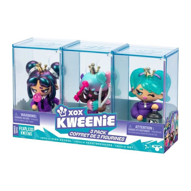 Doll Pack - XOX KWEENIE - Fearless Series - 13 cm - 3 dolls included -