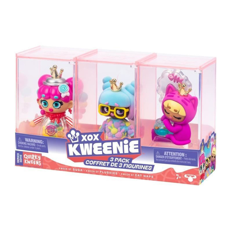 Doll Pack - XOX KWEENIE - Quirky Series - 13 cm - 3 dolls included - U