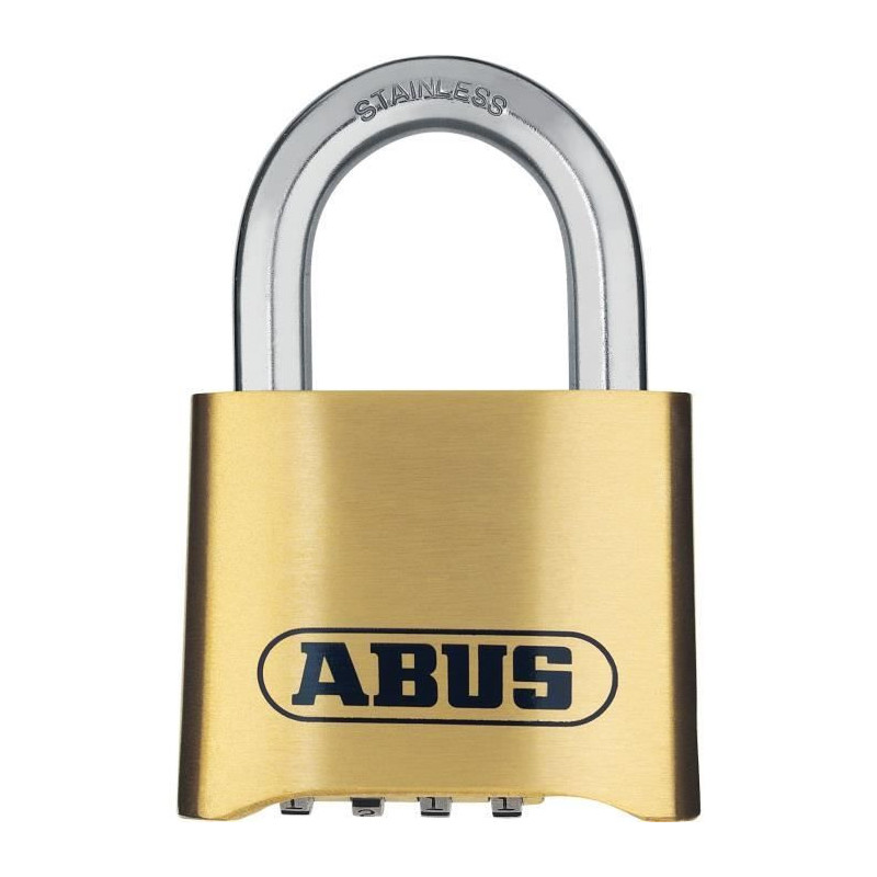 Combination padlock - ABUS - 180IB/50 B/DFNLI - Forged brass body - St