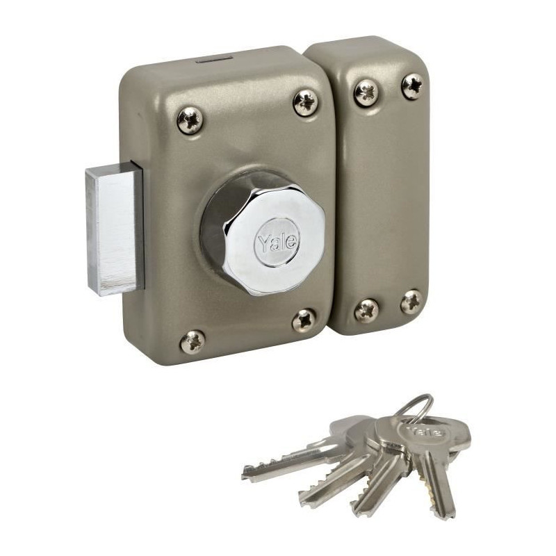 YALE - YV25BT-40 Button and cylinder lock 5 pins diameter 23 mm - leng