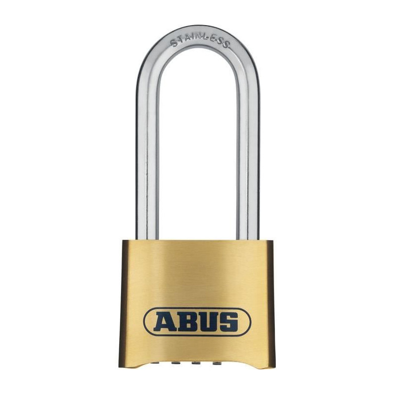 Combination padlock - ABUS - 180IB/50HB63 B/DFNLI - Forged brass body