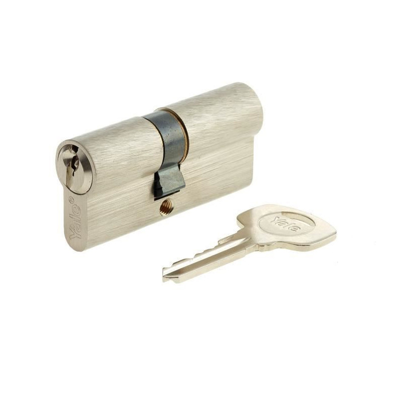 YALE Lock Cylinder - For Exterior Door / Entrance - 5 Pins - 3 Keys -