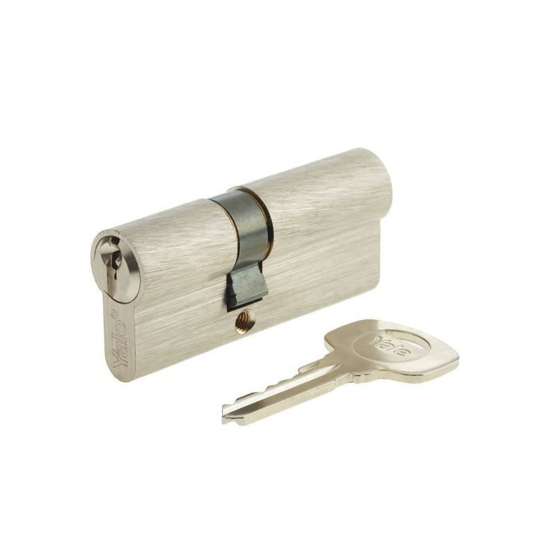 YALE Lock Cylinder - For Exterior Door / Entrance - 5 Pins - 3 Keys -